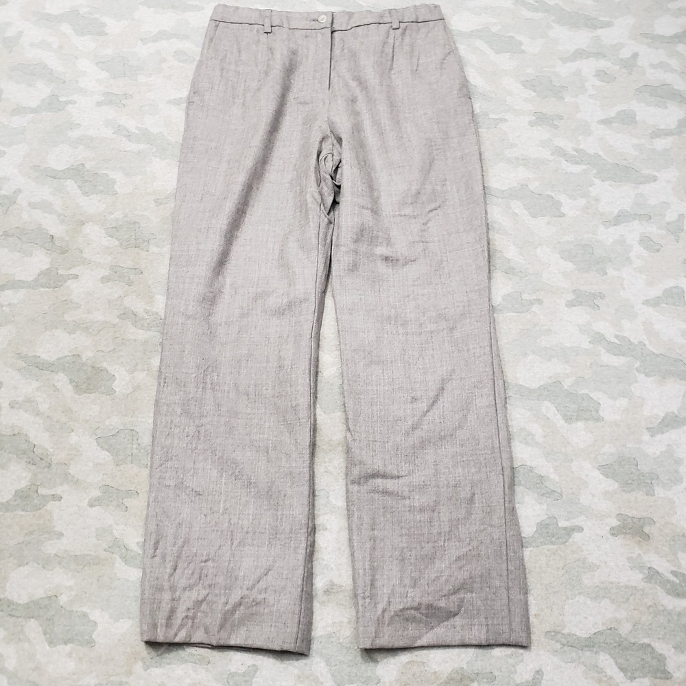Pendleton Pants Womens 8P Gray Wool Straight Leg Pockets